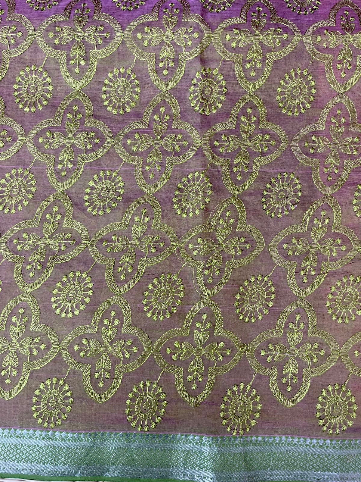 Chikankari saree