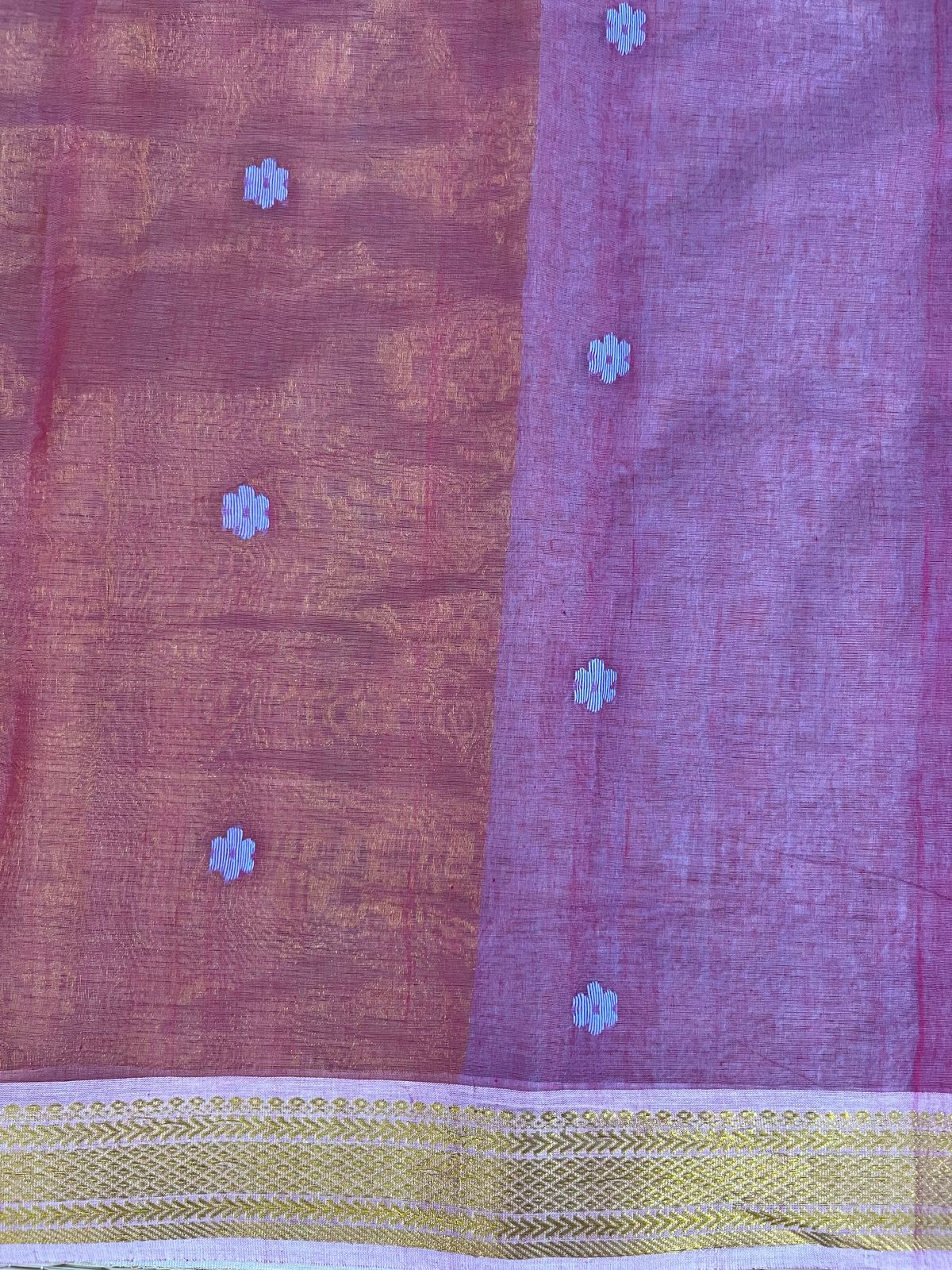 Muslin jamdani saree
