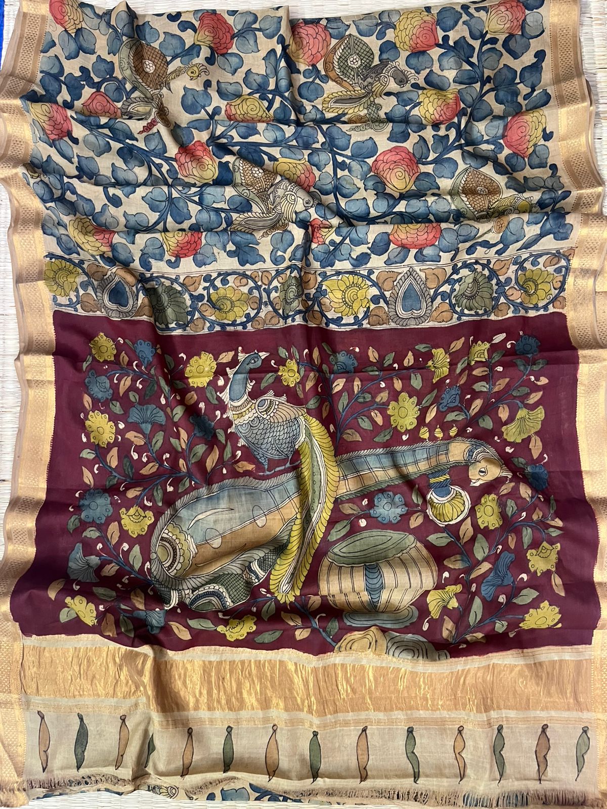 Penkalamkari saree