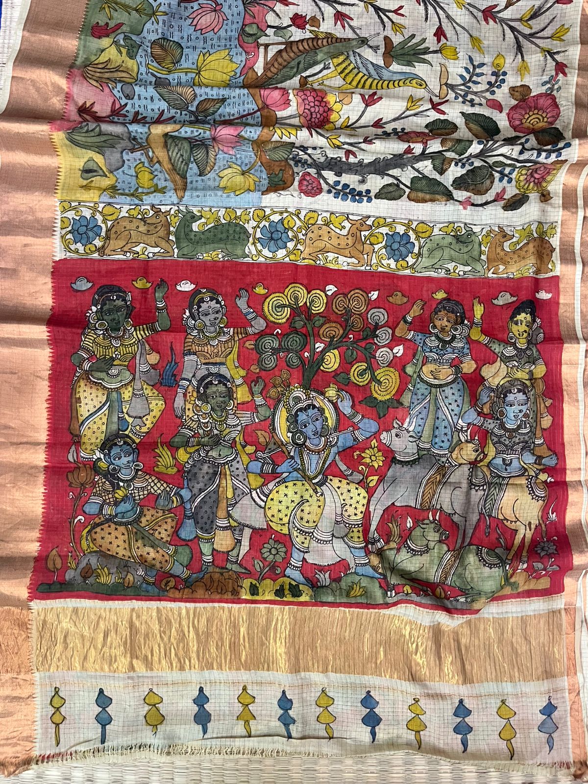 Penkalamkari saree