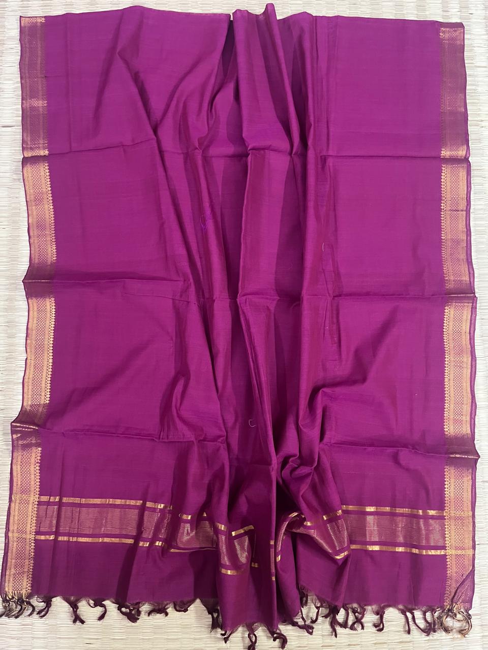 Cotton nizam border dupatta