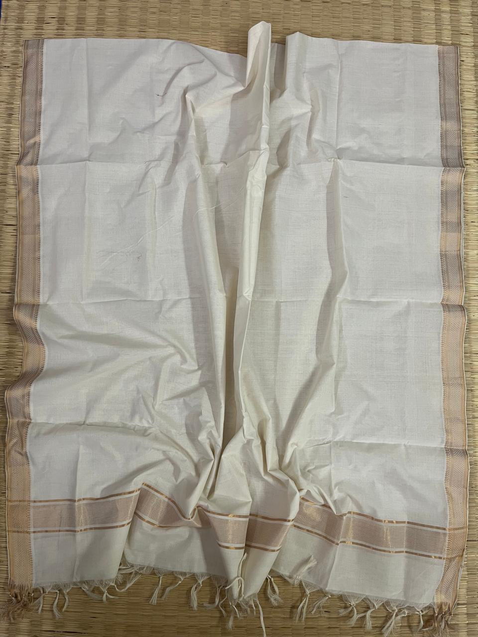 Cotton nizam border dupatta