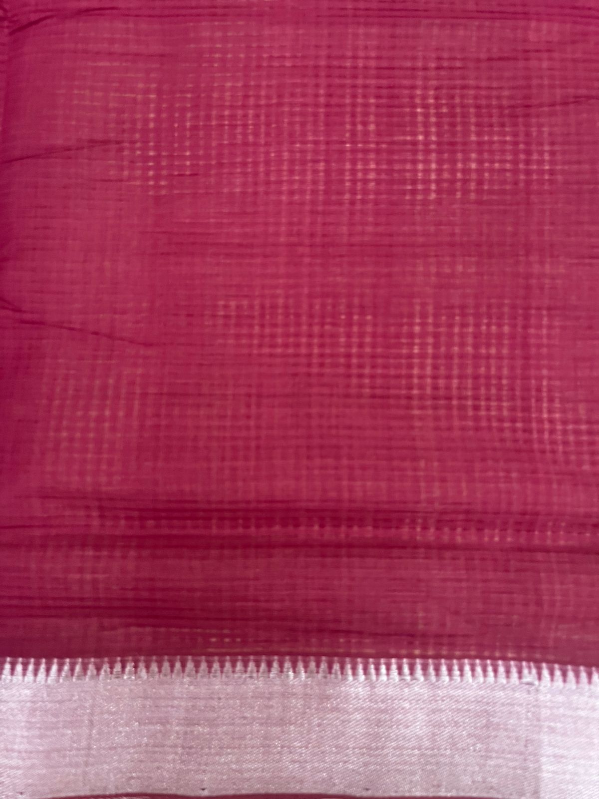 cotton missing check saree
