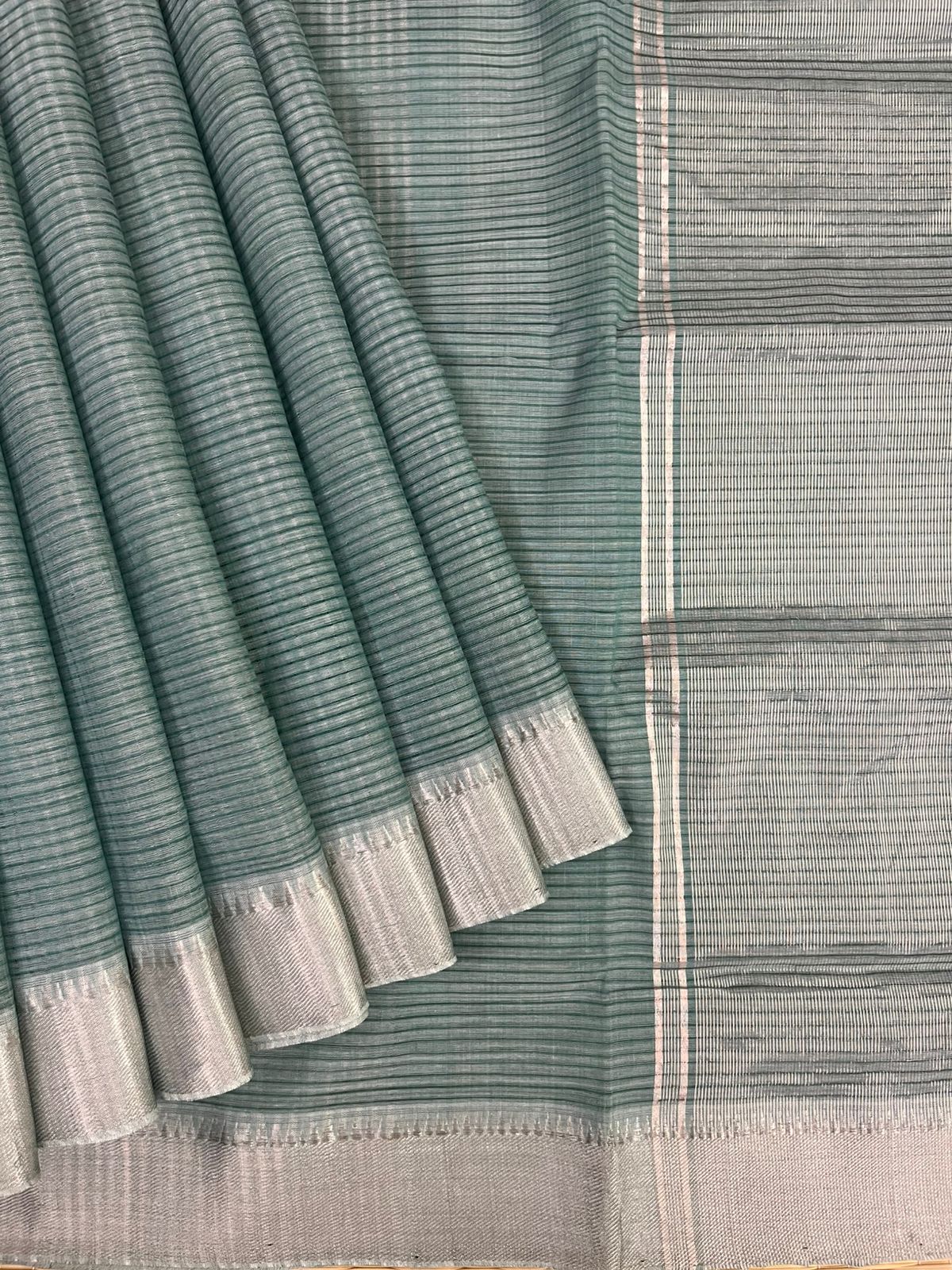 Cotton missing check saree