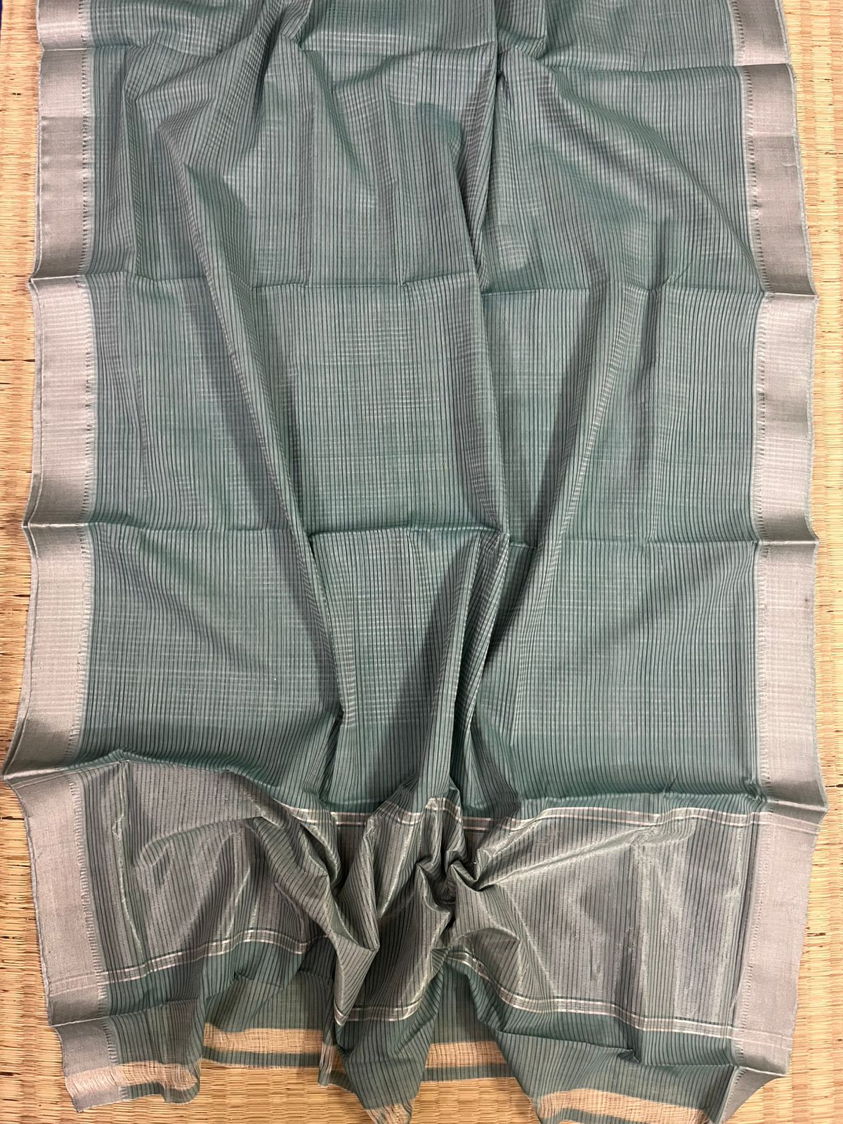 Cotton missing check saree