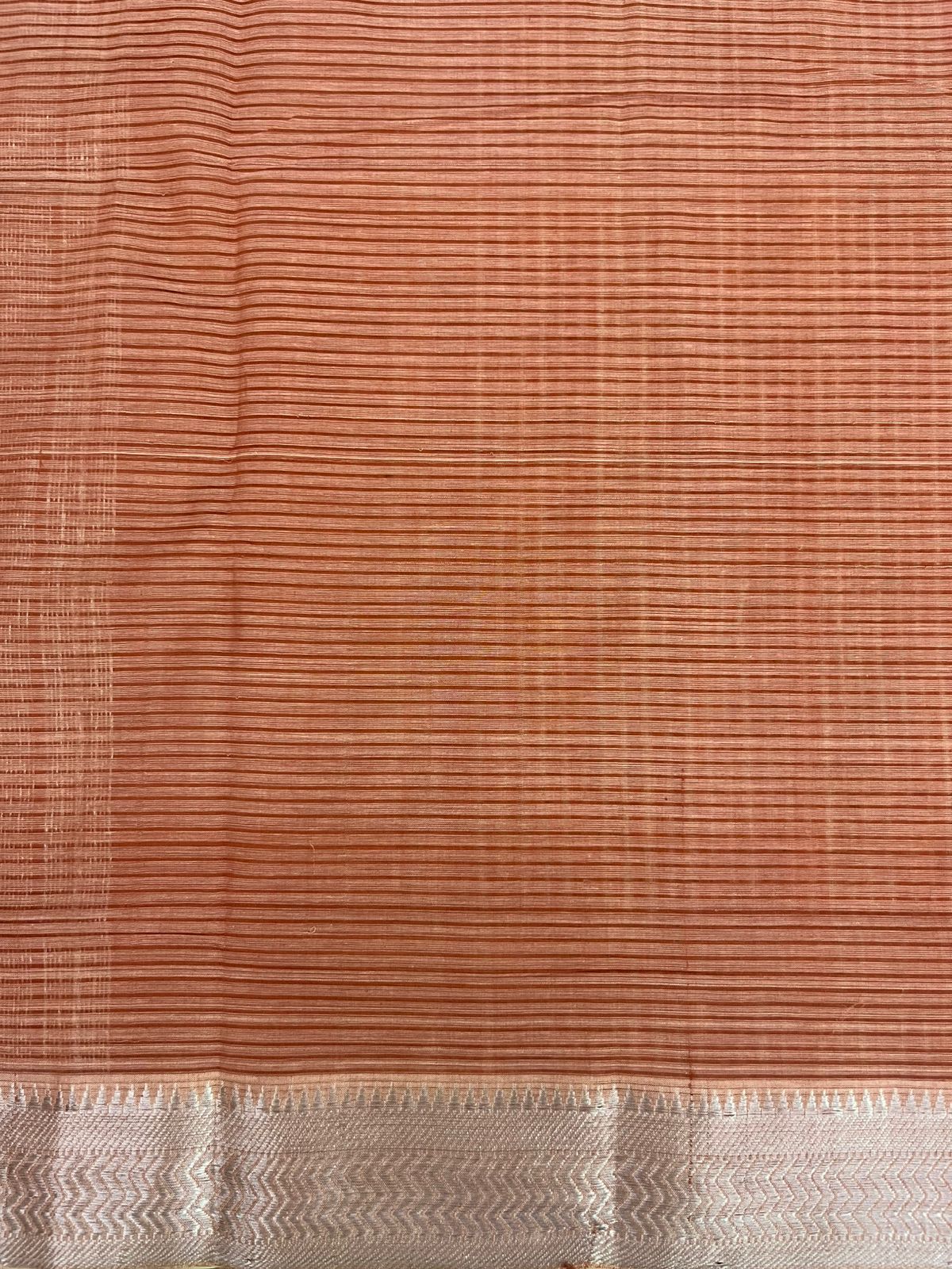 Cotton missing check saree