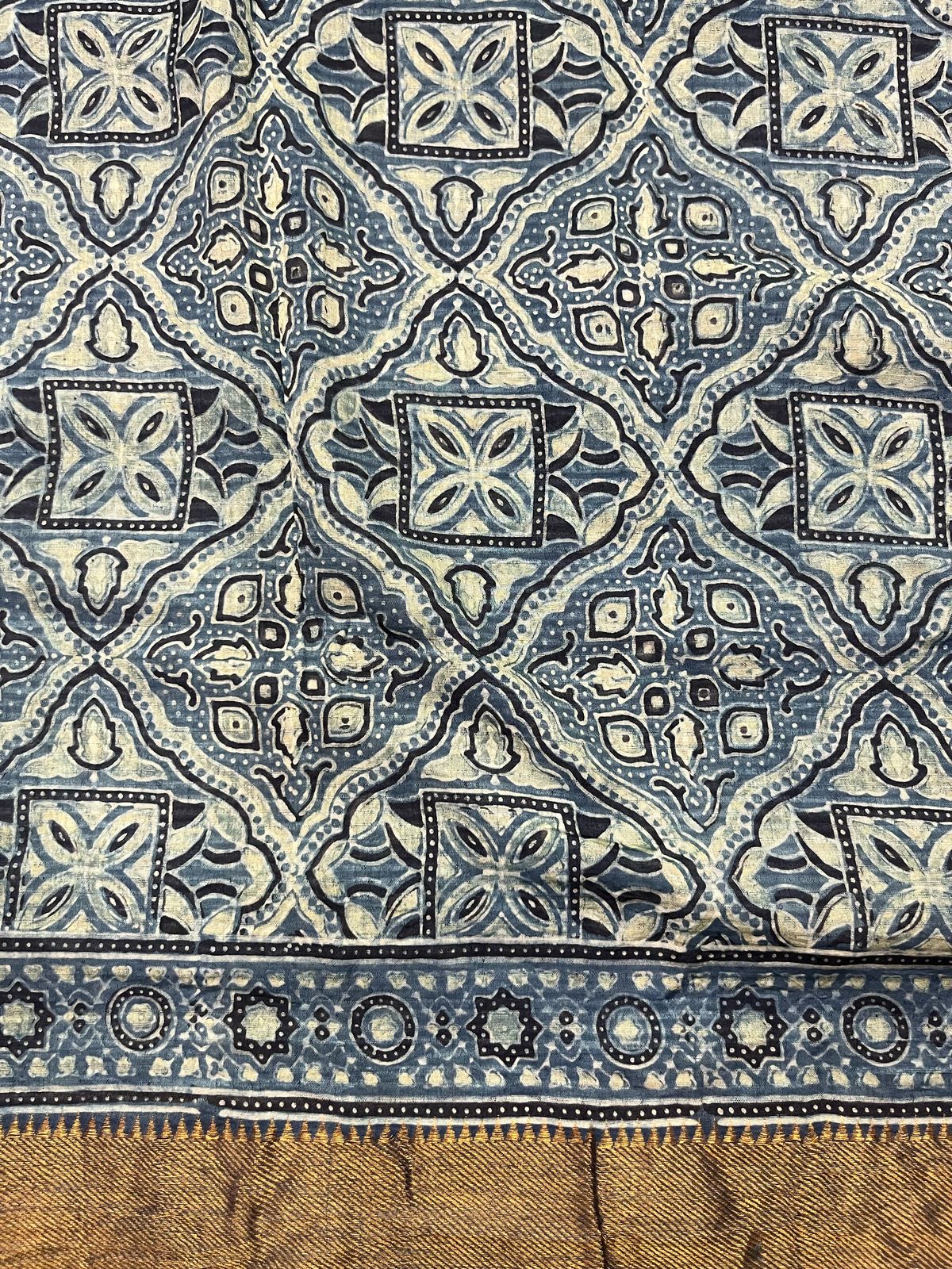 Ajrakh saree