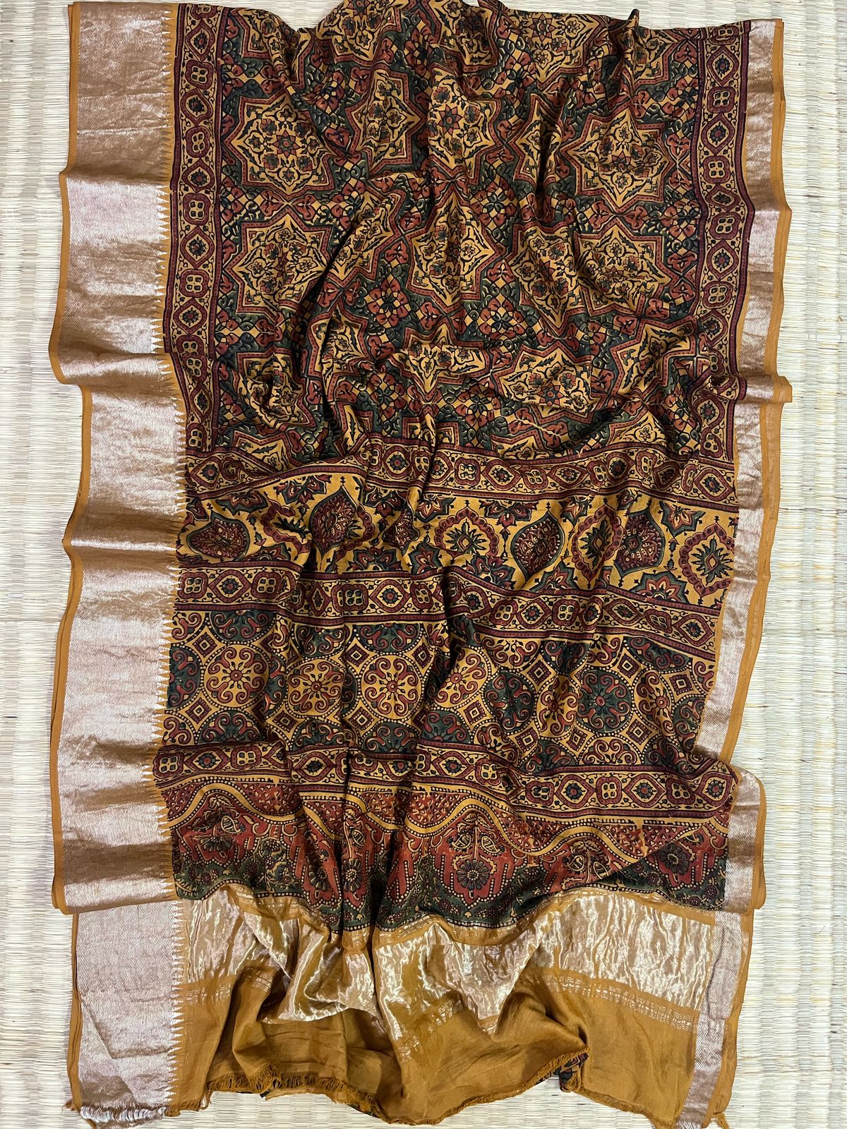 Ajrakh saree