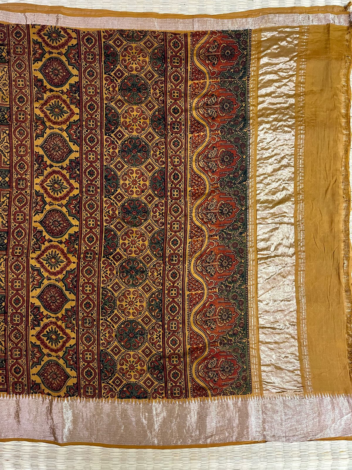 Ajrakh saree