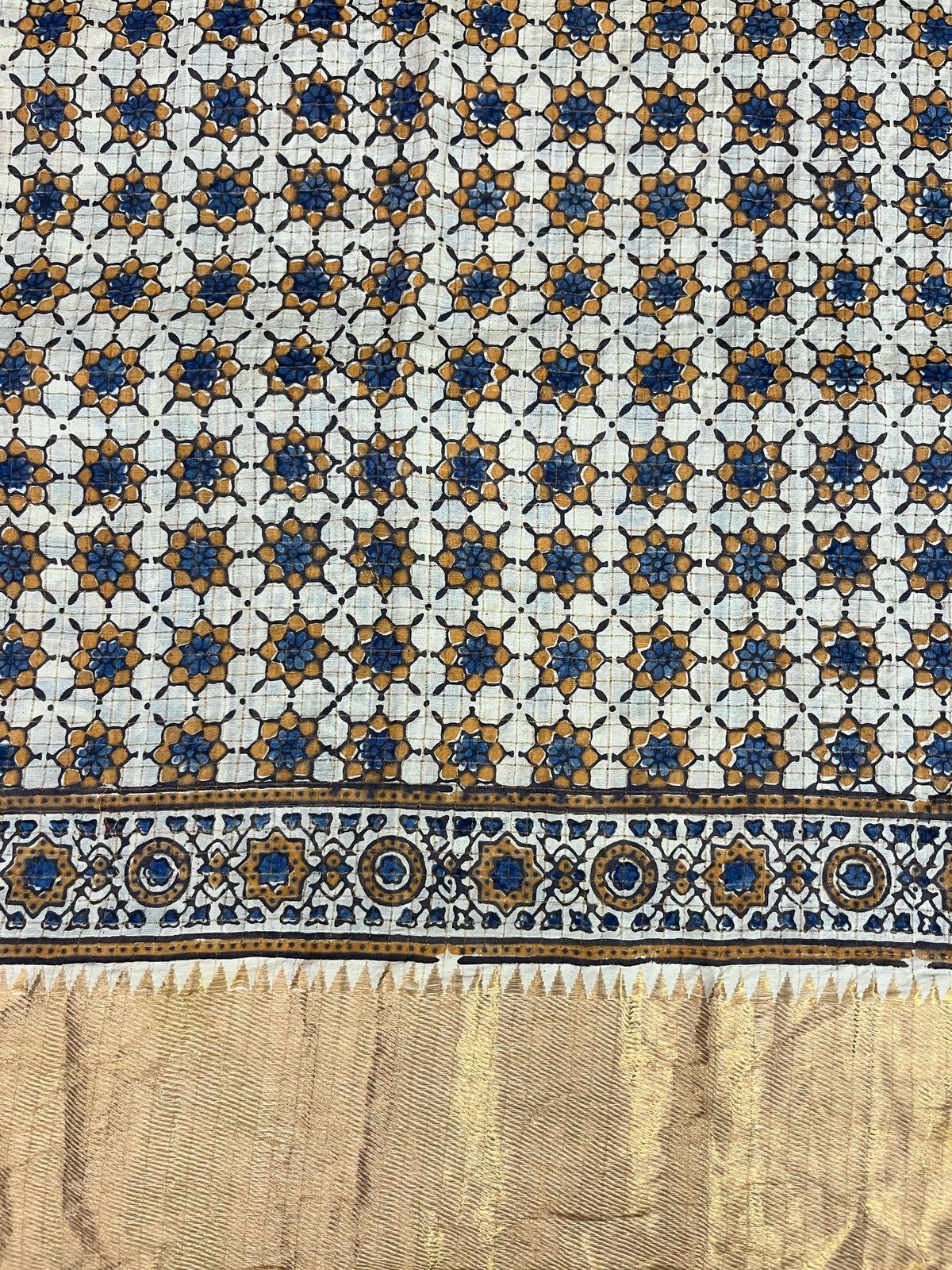 Ajrakh saree