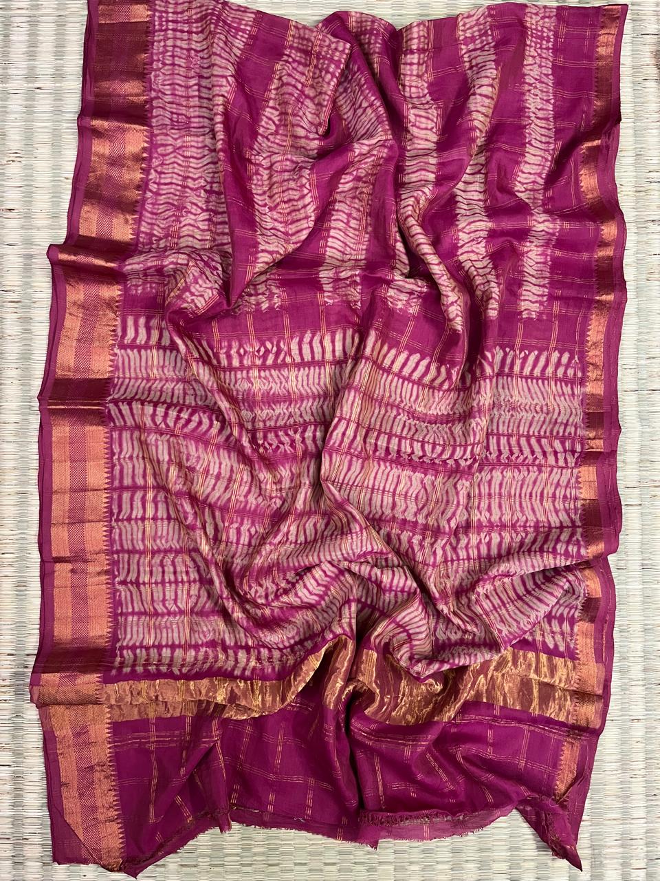 Shibori saree
