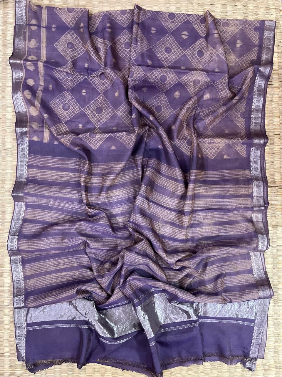 Shibori saree