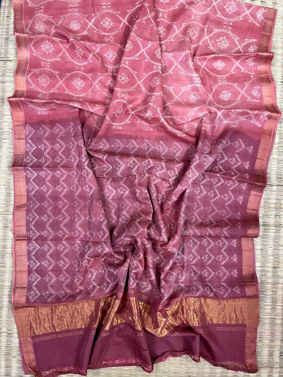 Shibori saree