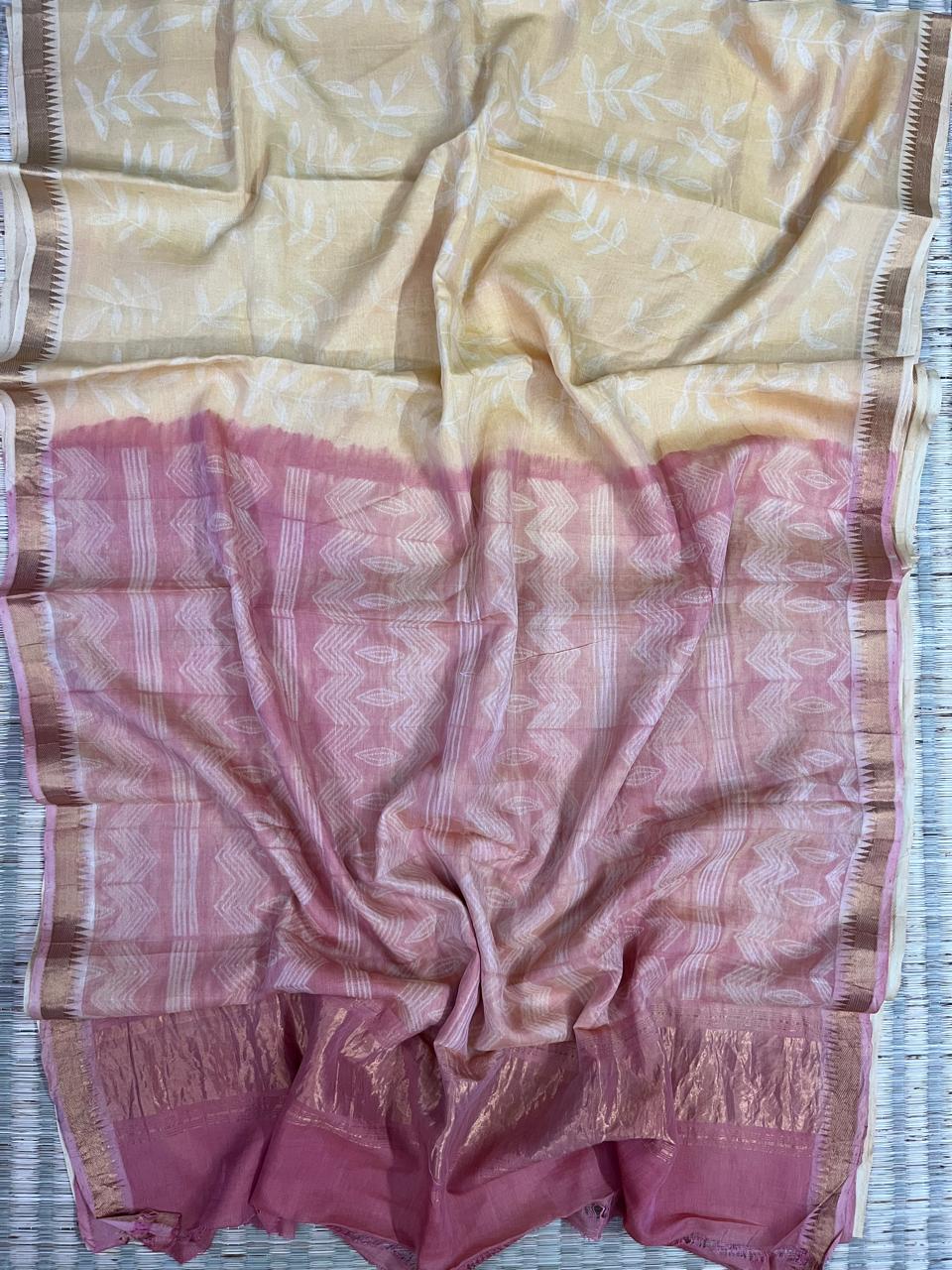 Shibori saree