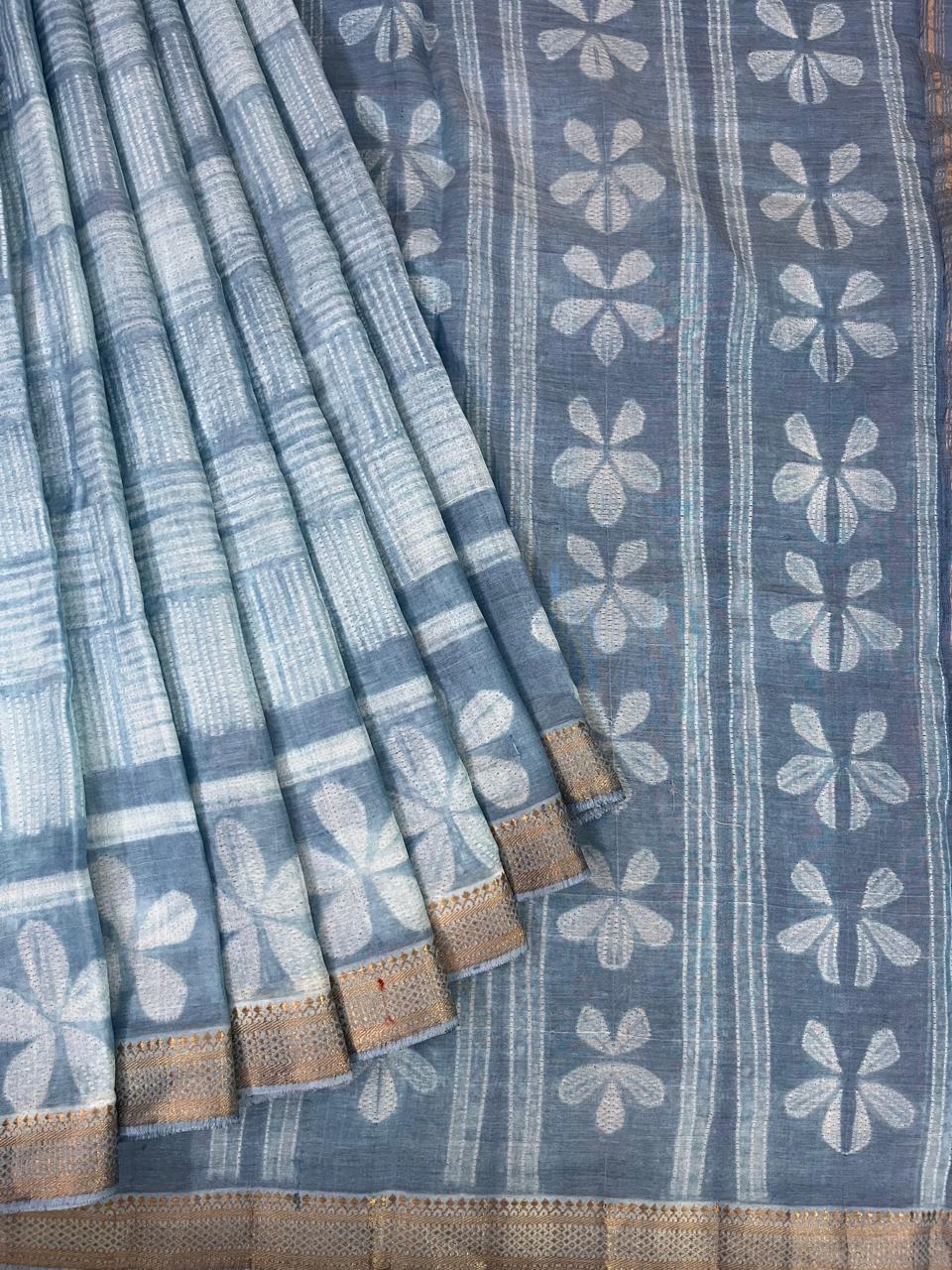 Shibori saree