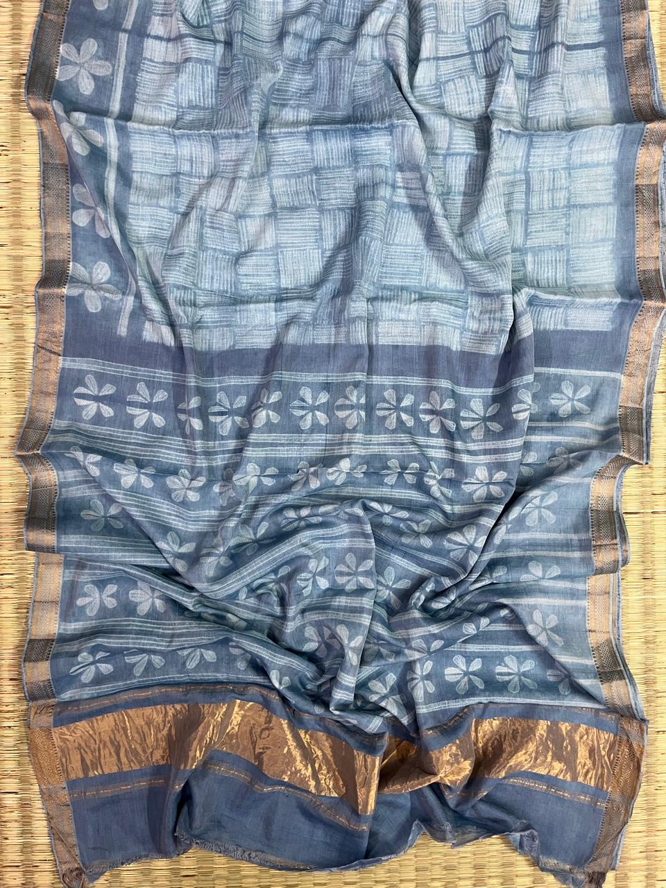 Shibori saree