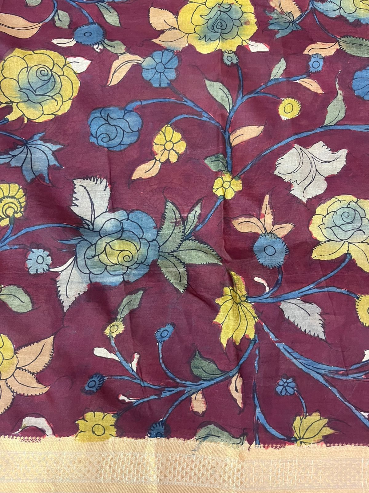 Penkalamkari saree