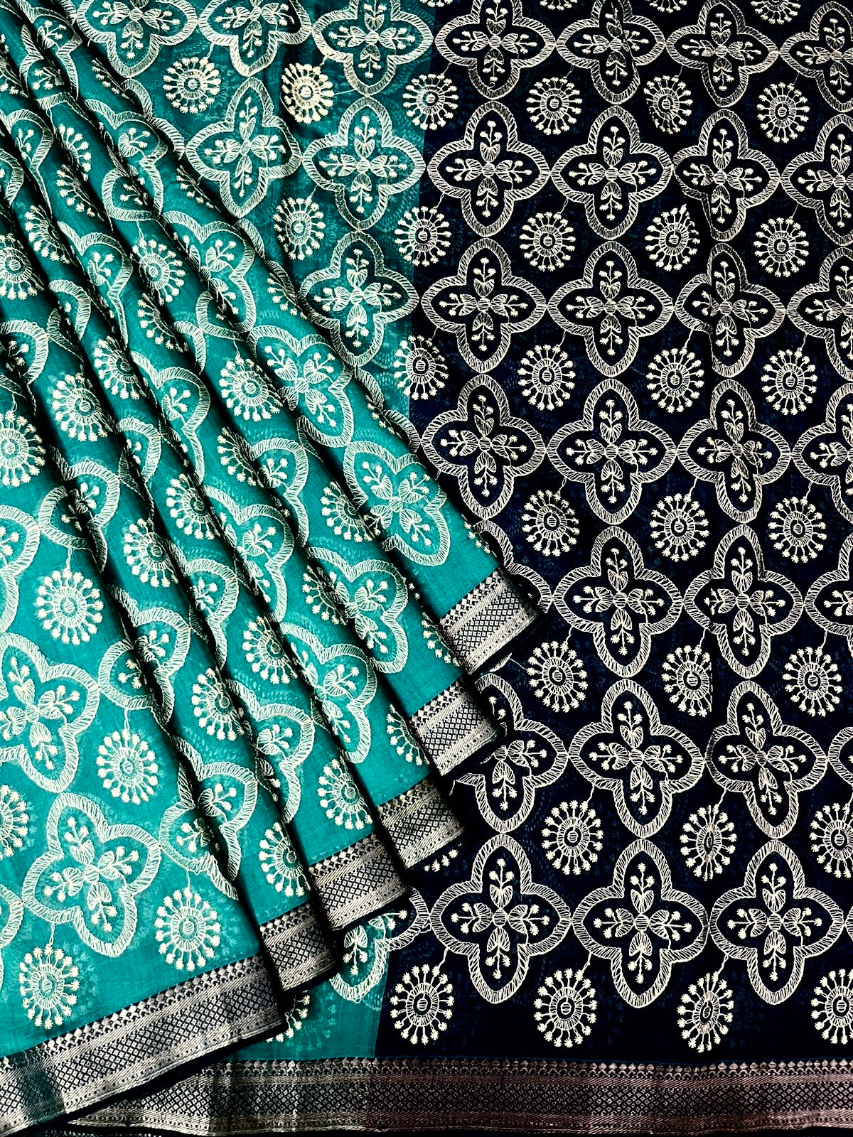 Chikankari saree