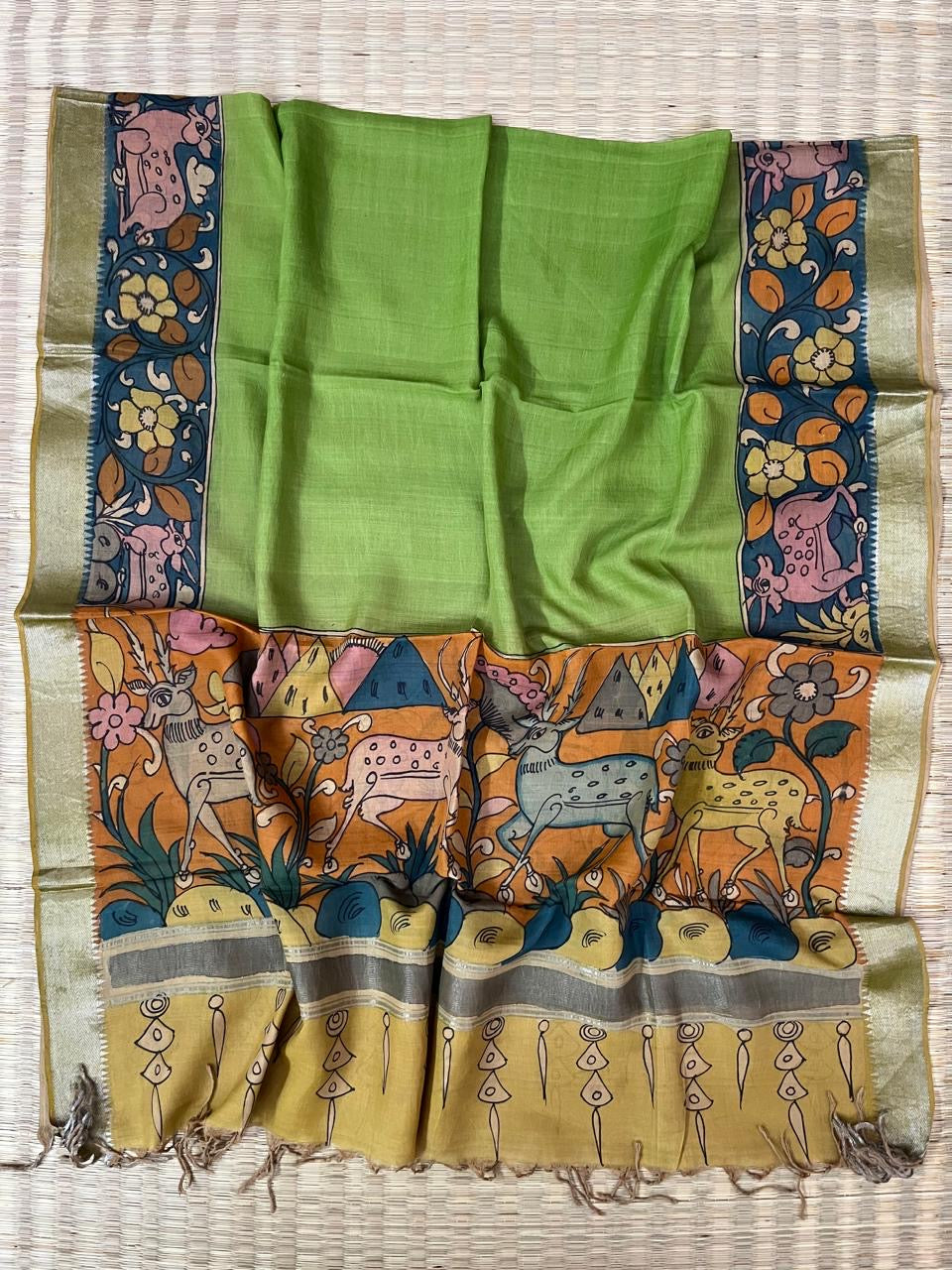 Penkalamkari dupatta