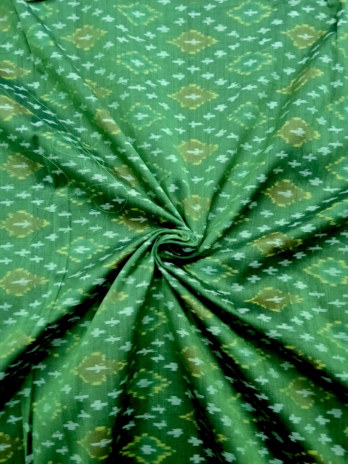 Ikkat Silk fabric