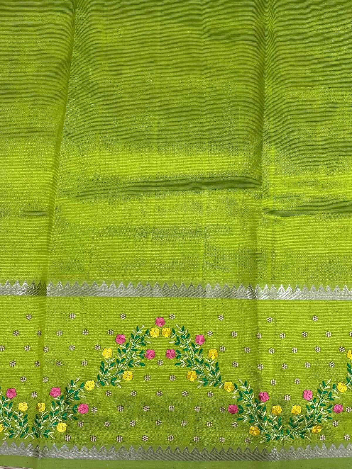 French Knott saree