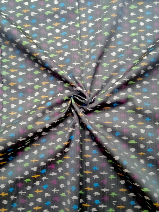 Ikkat silk fabric