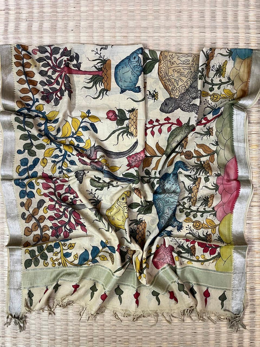 Penkalamkari dupatta