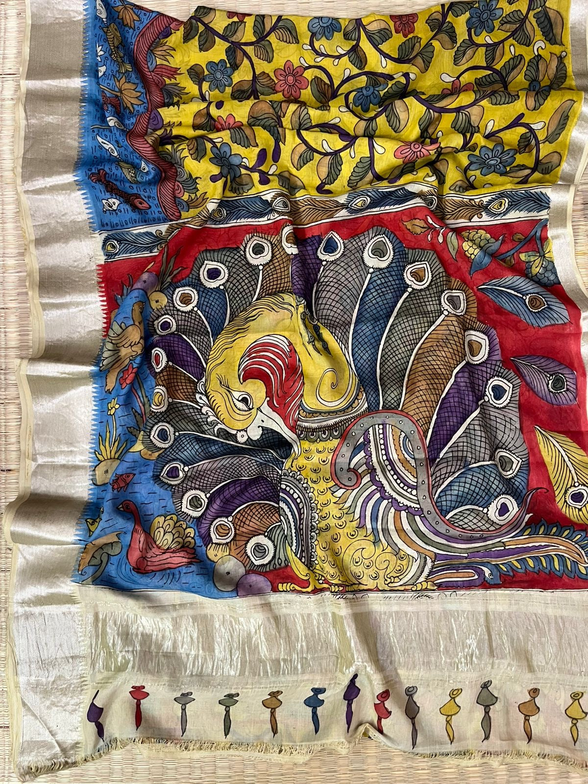 Penkalamkari saree