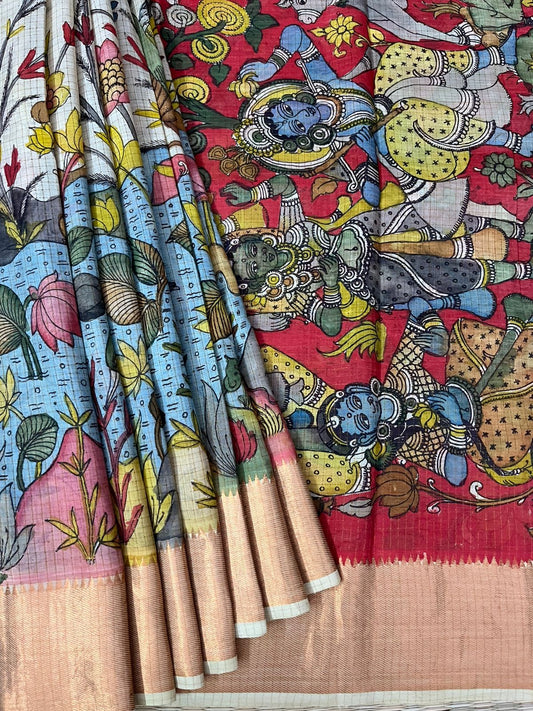 Penkalamkari saree