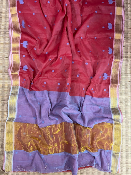 Muslin jamdani saree
