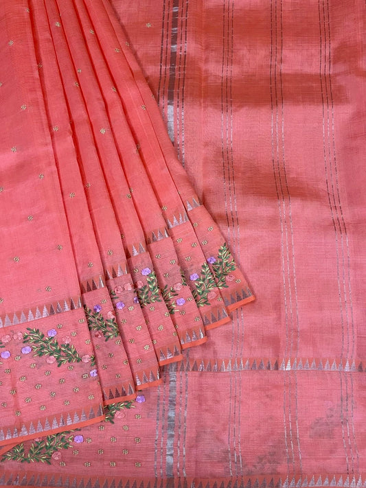 French knott saree