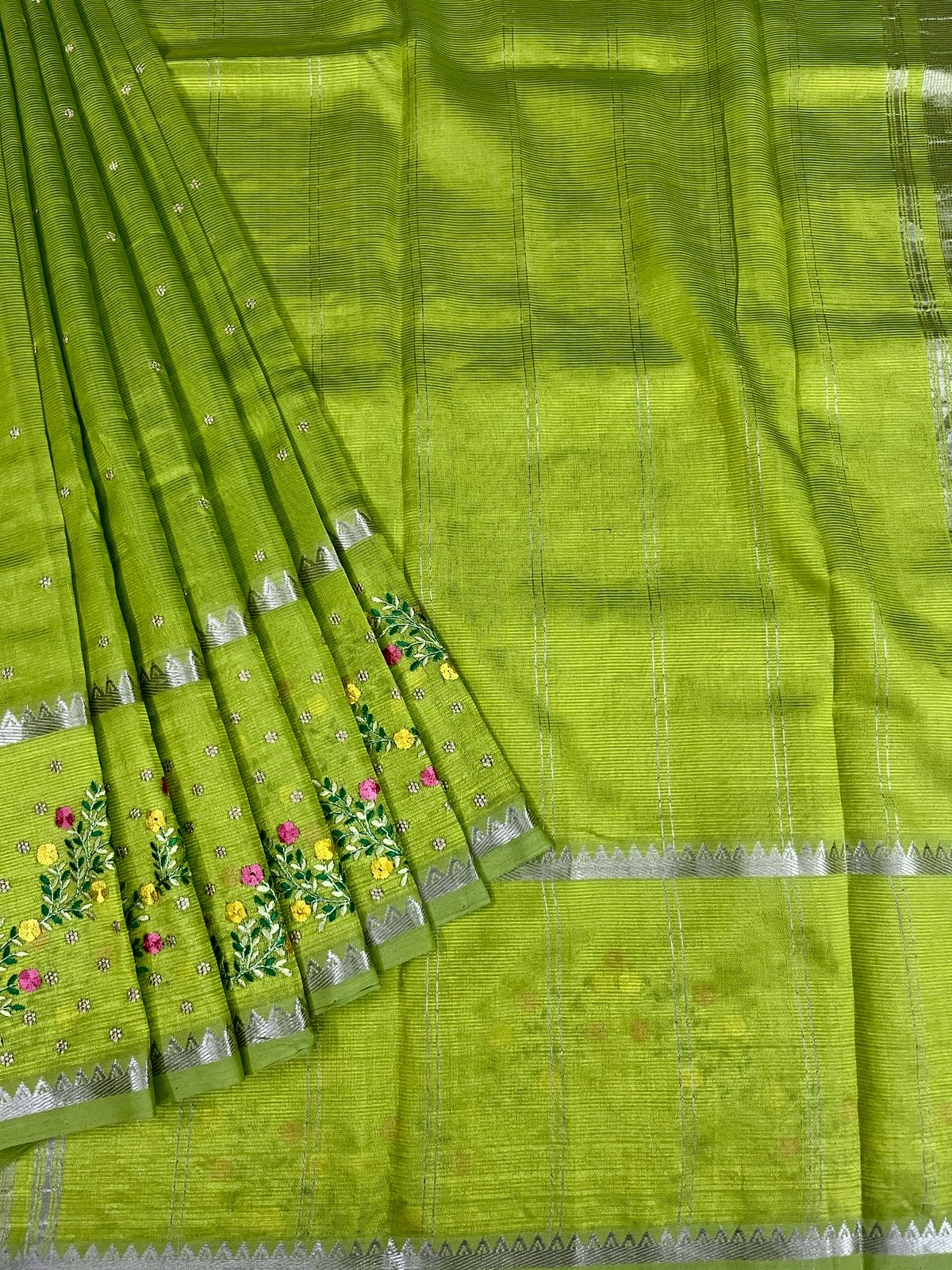 French Knott saree