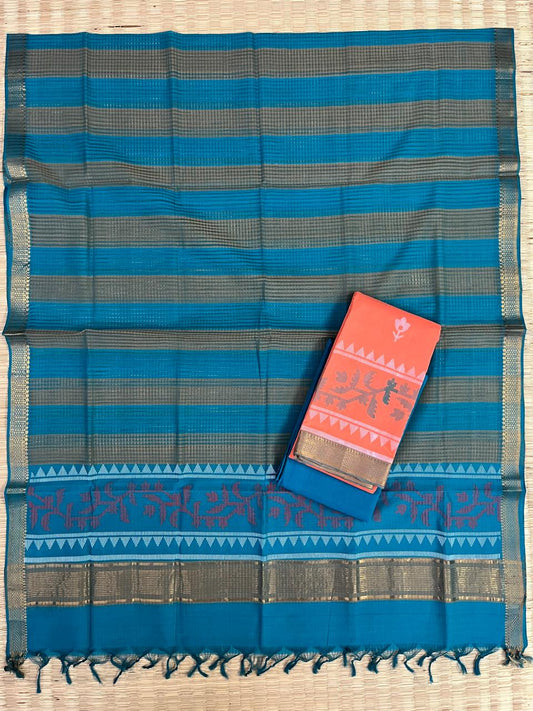 Cotton jamdani print salwar