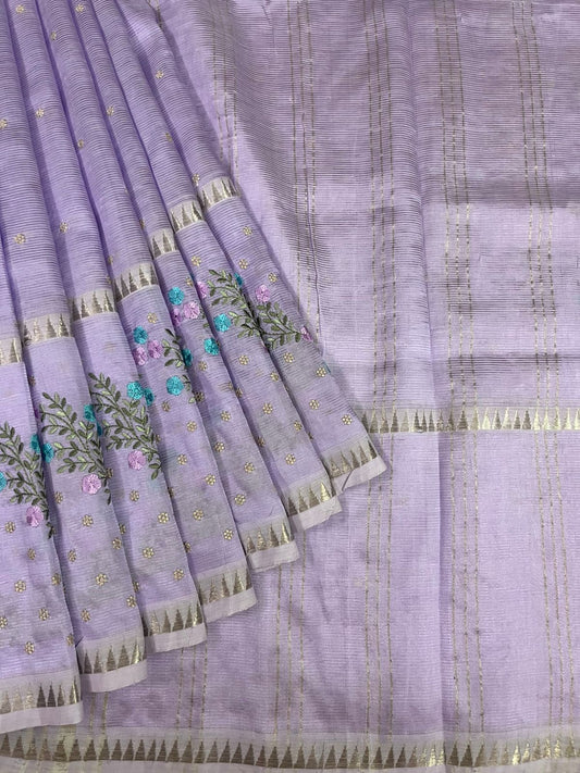 French knott Saree