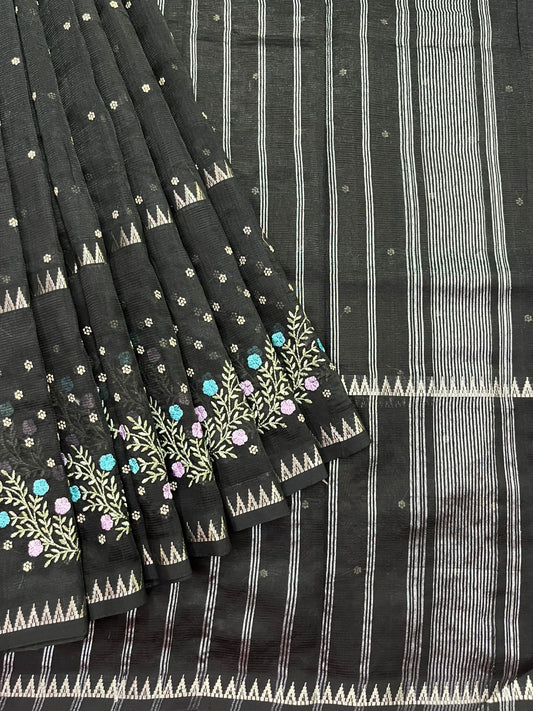French knott Saree