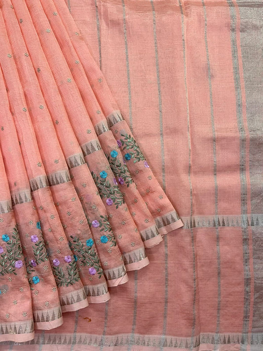 French knott Saree