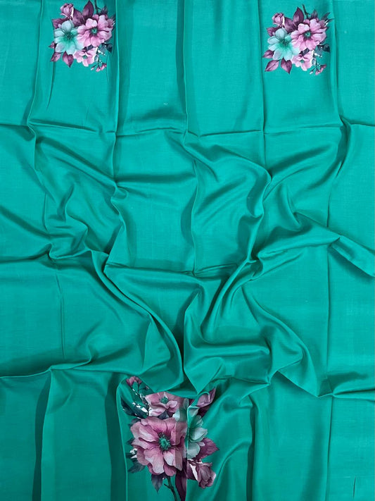 Silk (powerloom) digital print blouse piece