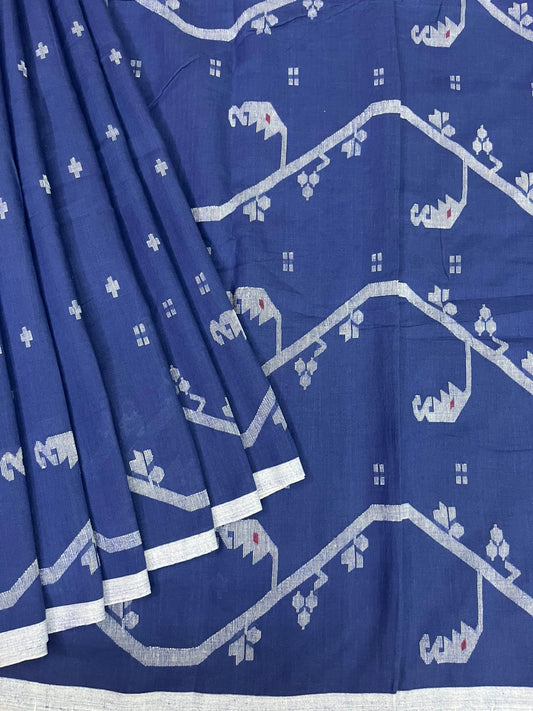 Muslin jamdani saree