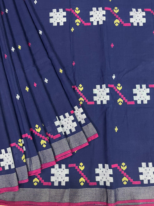 Muslin jamdani saree