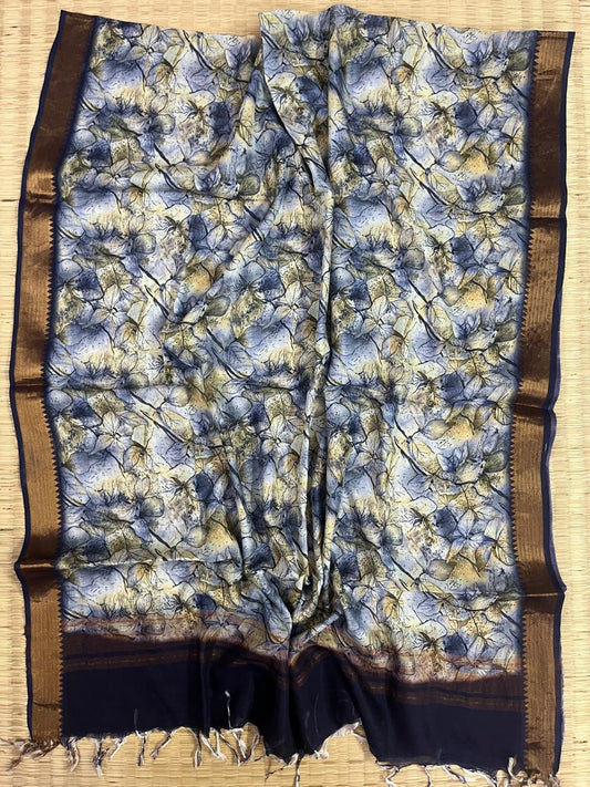 Silk cotton digital print dupatta