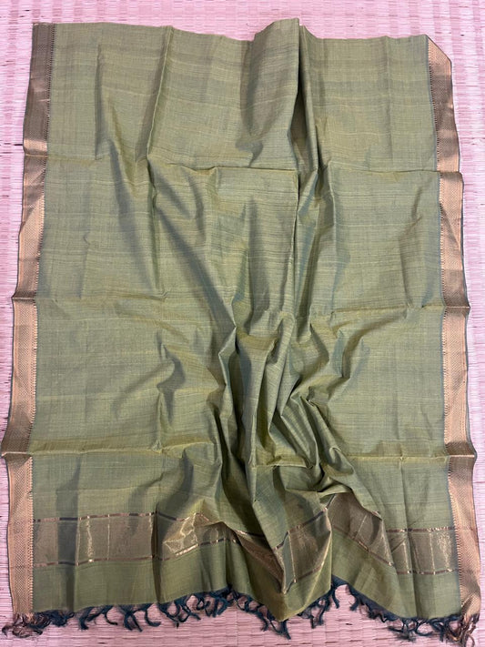 Cotton nizam border dupatta