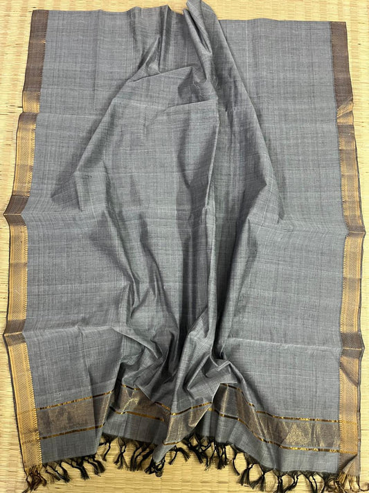 Cotton nizam border dupatta