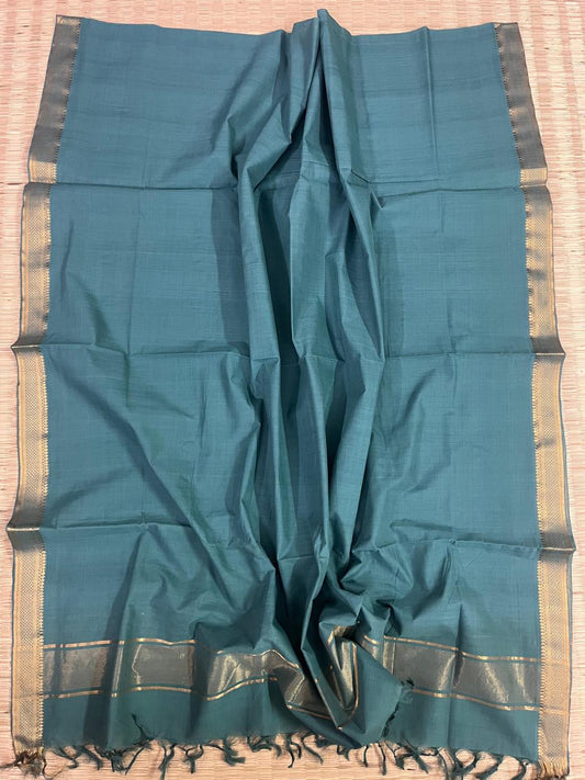 Cotton nizam border dupatta