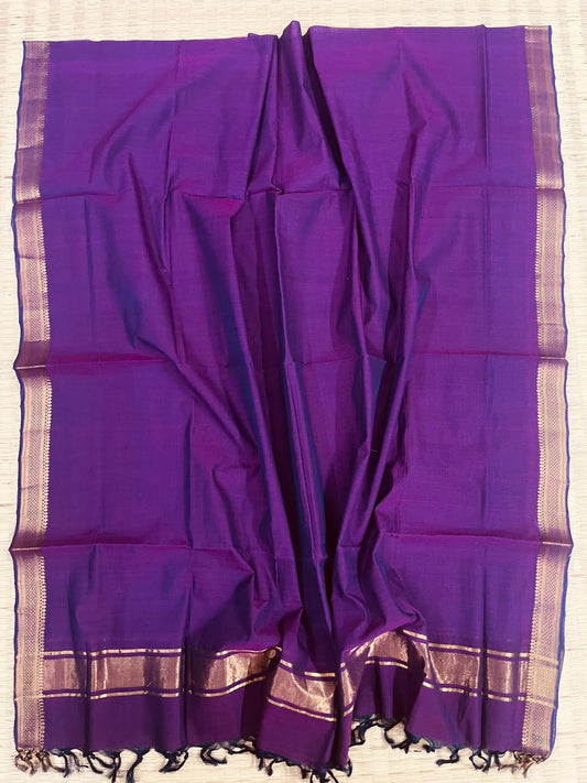 Cotton Nizam border dupatta