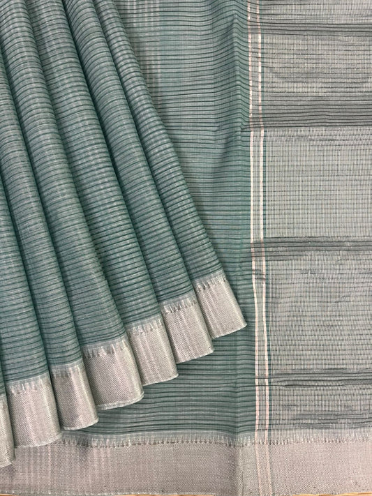 Cotton missing check saree