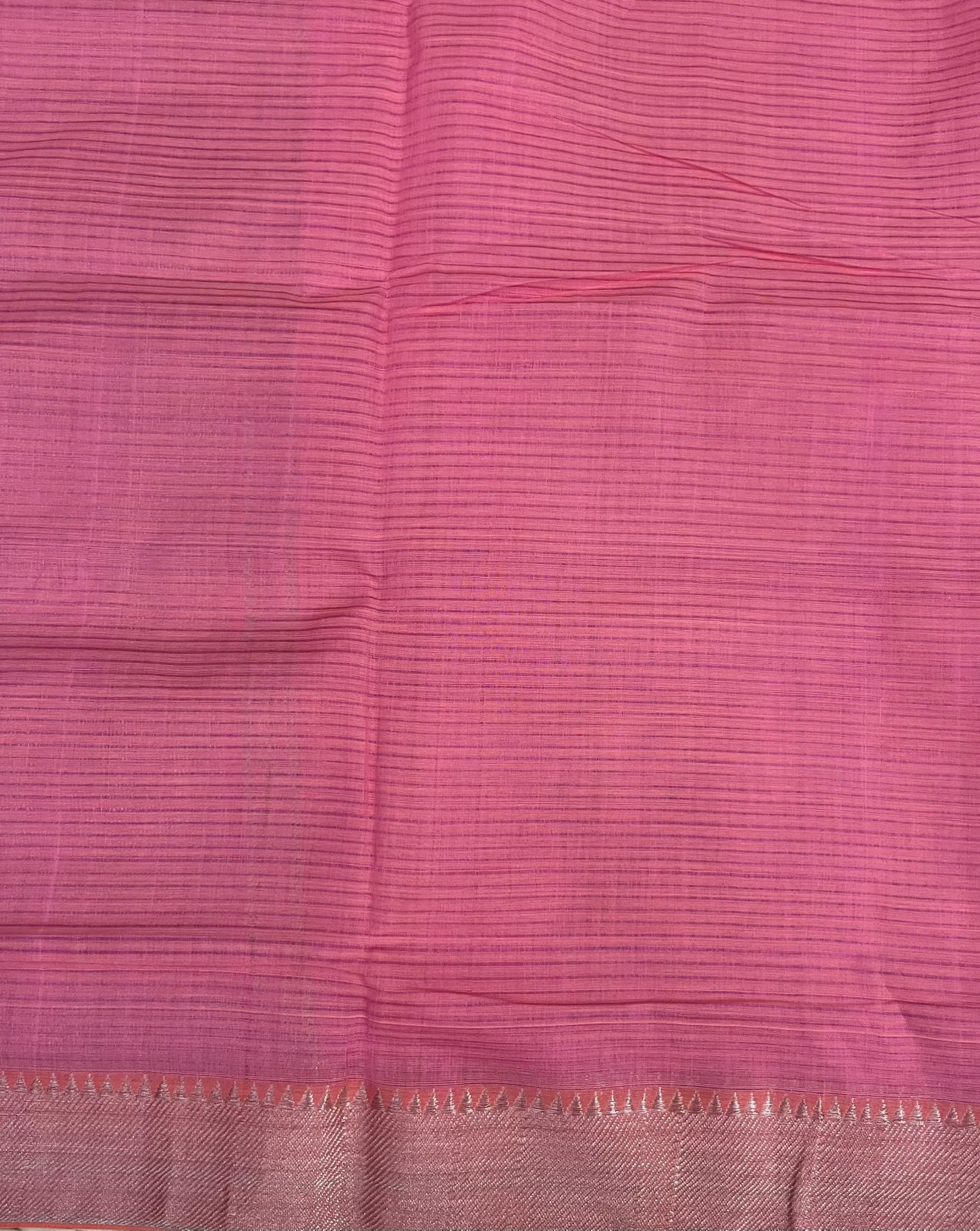 Cotton missing check saree