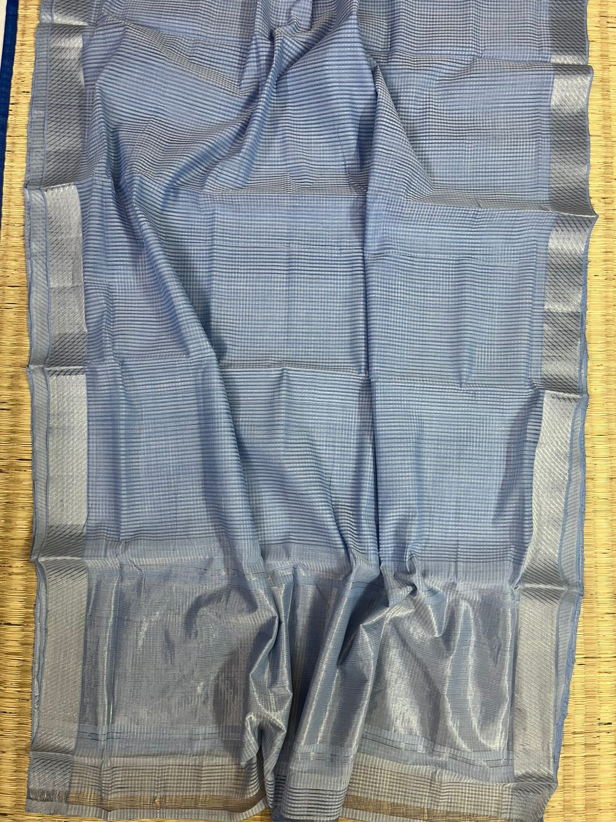 Cotton missing check saree