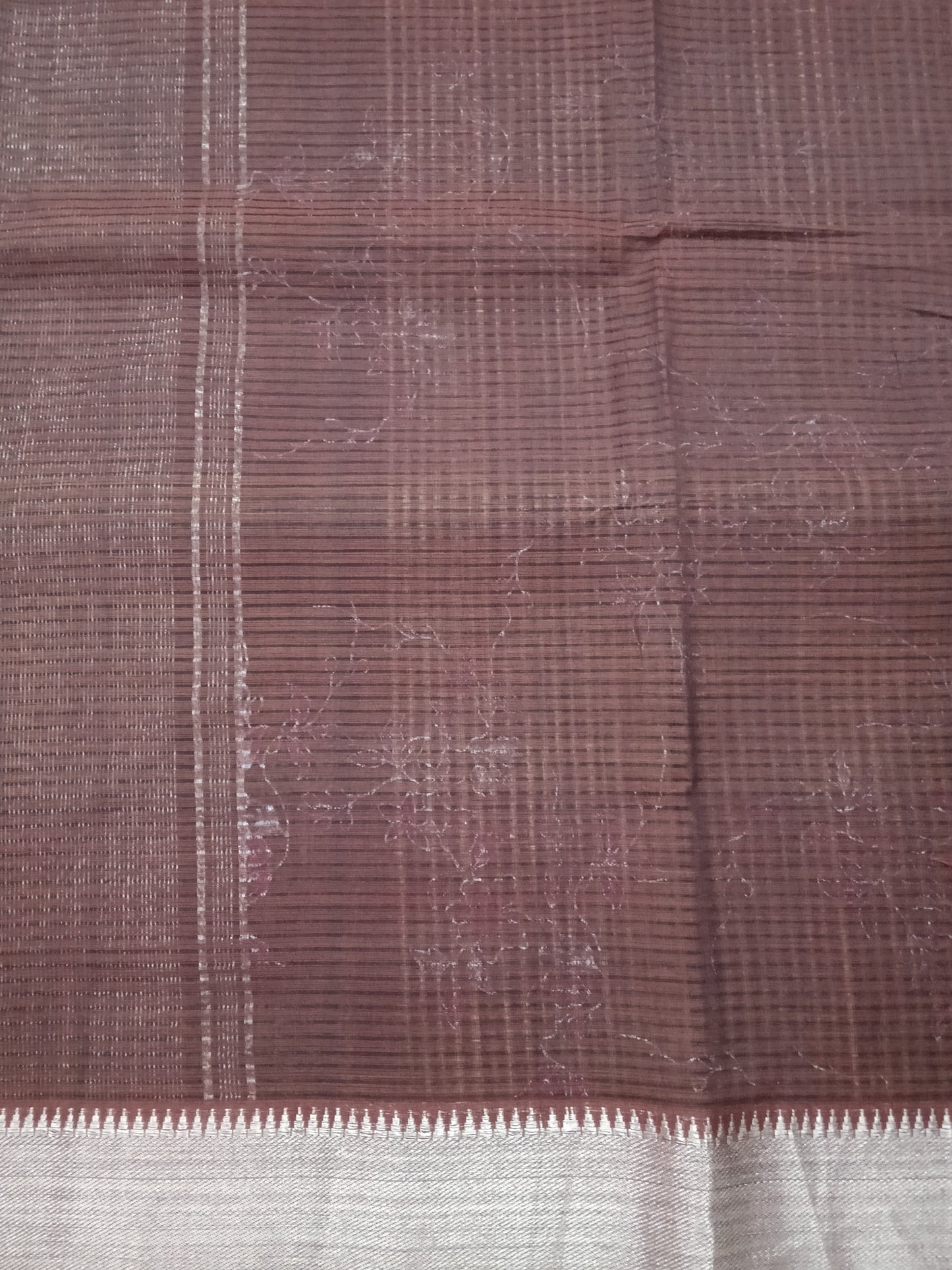 Cotton printed saree