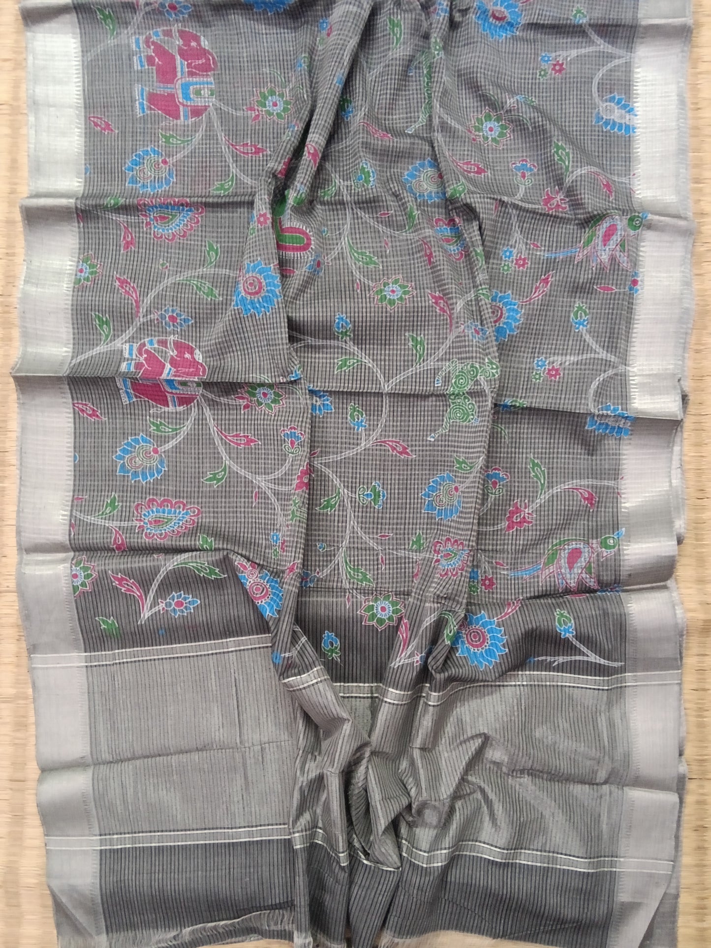 Cotton printed saree