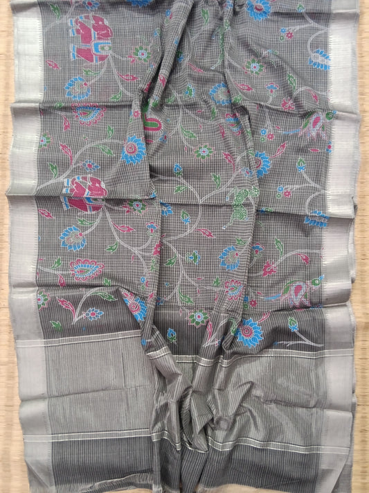 Cotton printed saree
